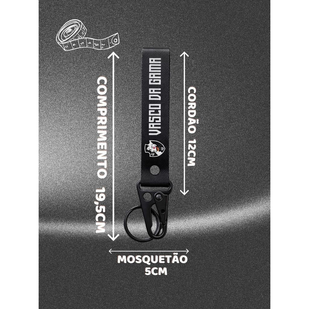 Chaveiro ClipKey do Vasco da Gama + Embalagem de Presente