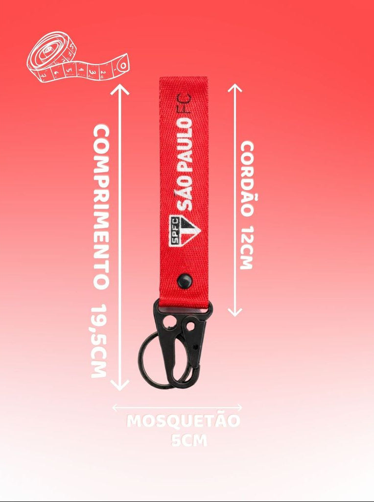 Chaveiro ClipKey do São Paulo + Embalagem de Presente