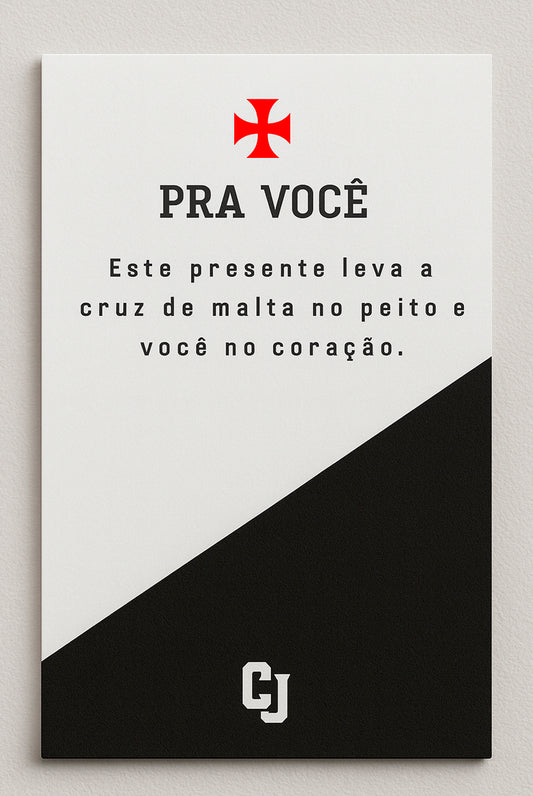 Escapulário Vasco da Gama (Cartão-Presente)