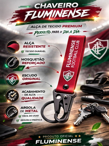 Chaveiro ClipKey Fluminense