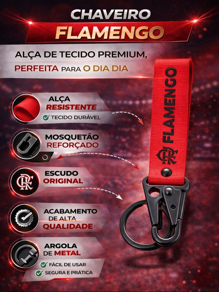 Chaveiro ClipKey Flamengo