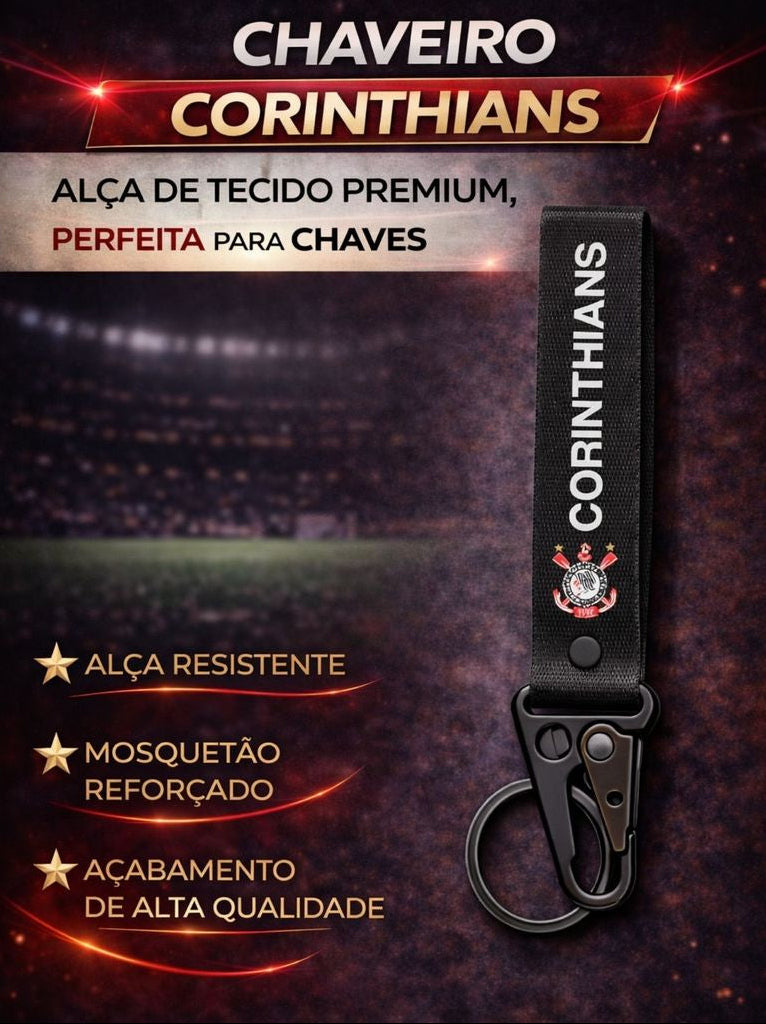 Chaveiro ClipKey Corinthians