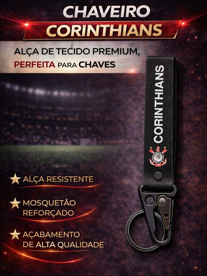 Chaveiro ClipKey Corinthians
