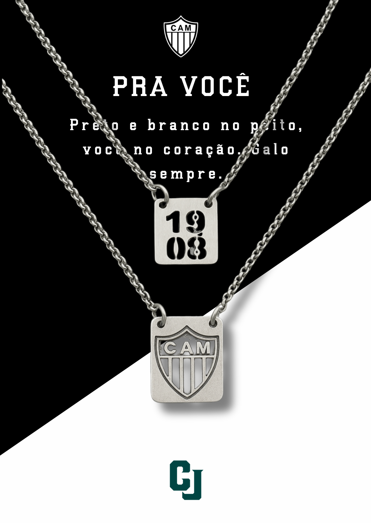 Escapulário Atlético Mineiro (Cartão-Presente)