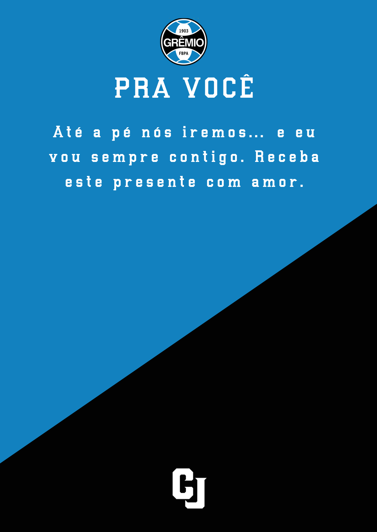 Escapulário Grêmio (Cartão-Presente)