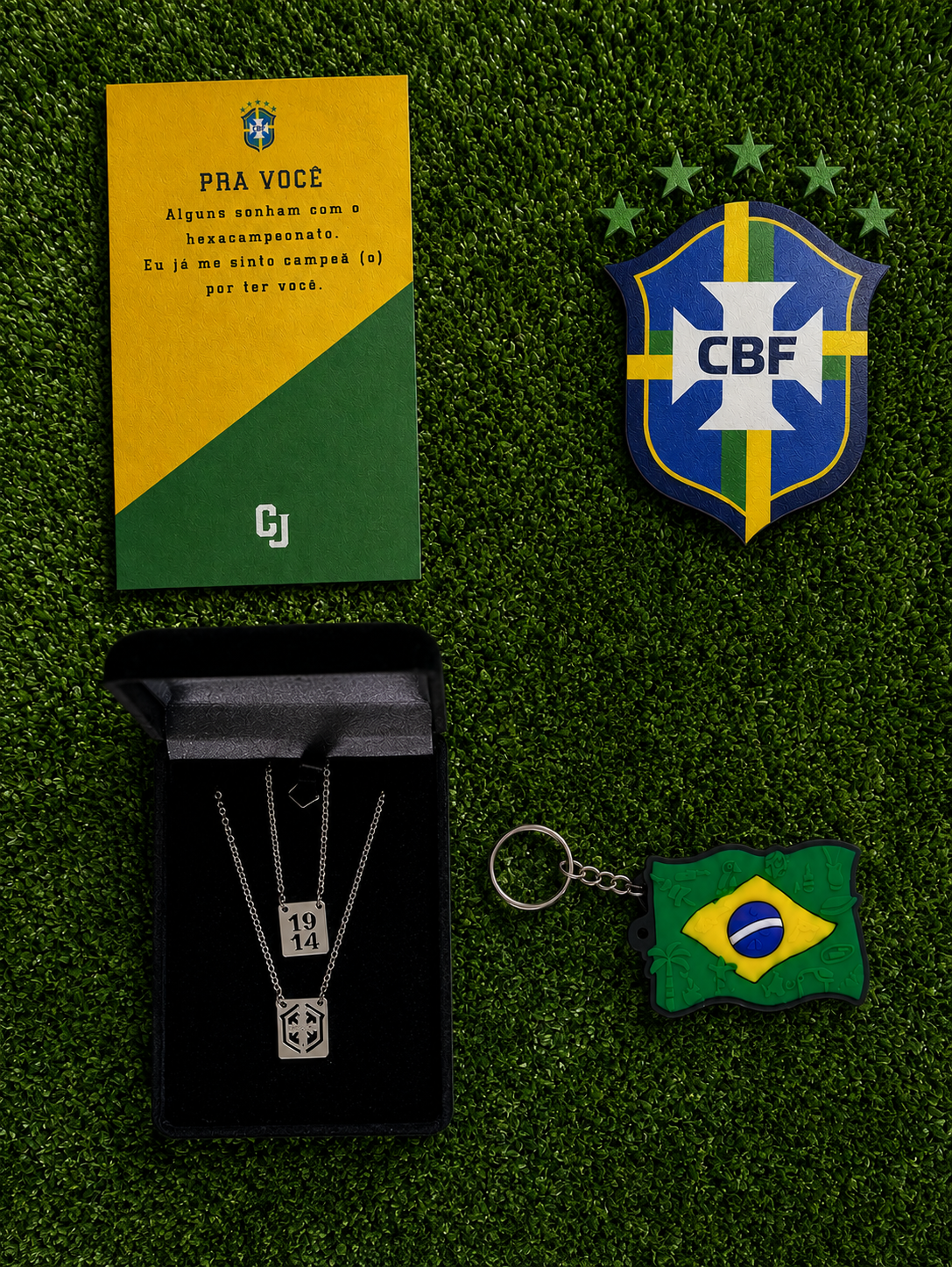 Escapulário Brasil - CBF (Cartão-Presente)