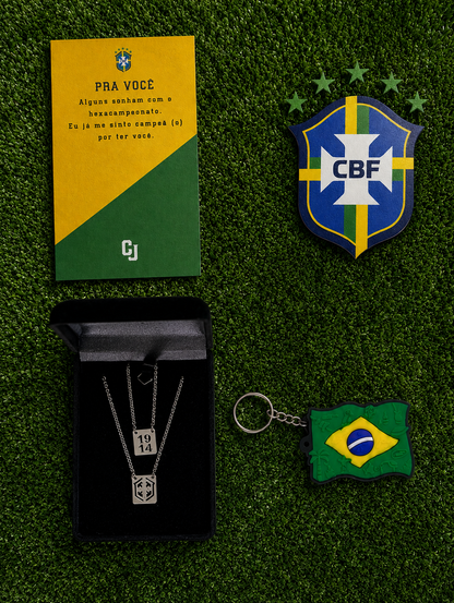 Escapulário Brasil - CBF (Cartão-Presente)
