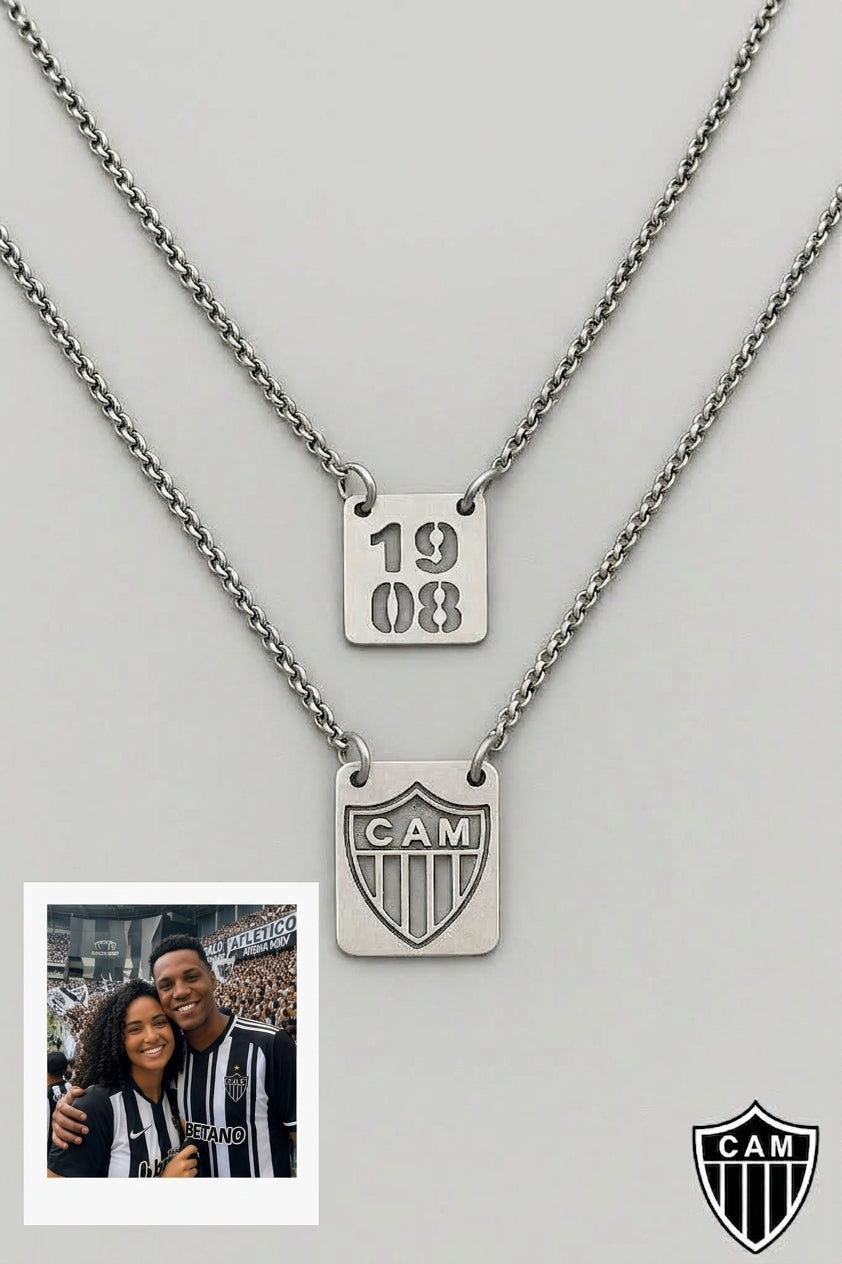 Escapulário do Atlético Mineiro + Caixinha de Brinde