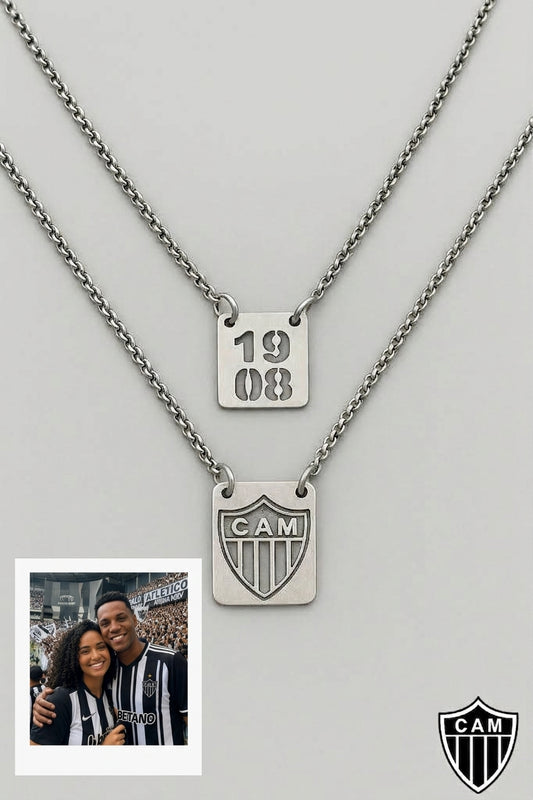 Escapulário do Atlético Mineiro + Caixinha de Brinde