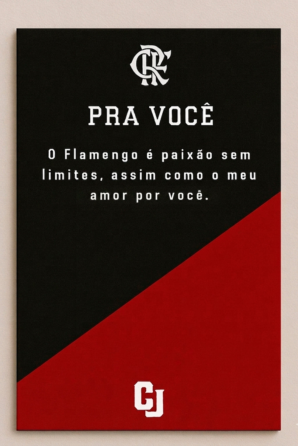 Escapulário Flamengo (Cartão-Presente)